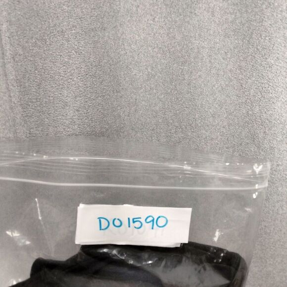 tyler boe Button Down Shirt Womens Size S Knit Black Stretch Hi-Lo Tunic Preppy - Picture 12 of 12